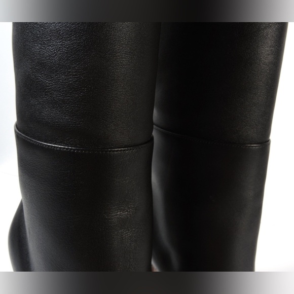 VALENTINO GARAVANI Pansy Bloom Leather Knee Boots never worn PRICED TO SELL - Picture 2 of 10
